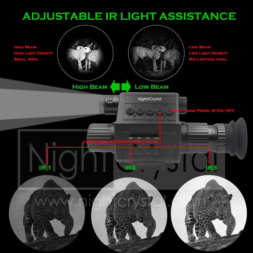 Megaorei M5 للرؤية الليلية Rif - مراجعة Night Vision Rifle Scope Ir 850Nm وسعره