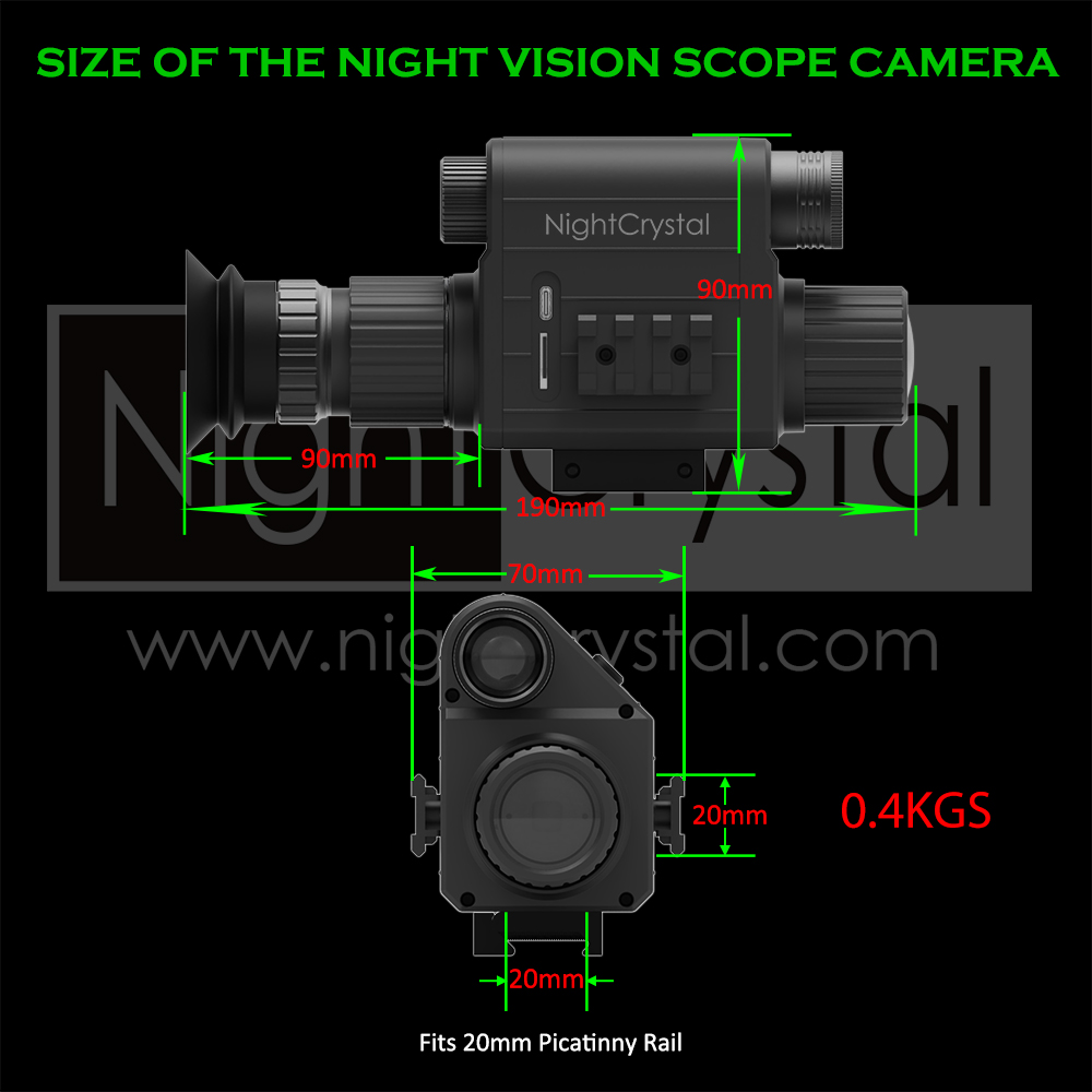 Megaorei M5 للرؤية الليلية Rif - مراجعة Night Vision Rifle Scope Ir 850Nm وسعره