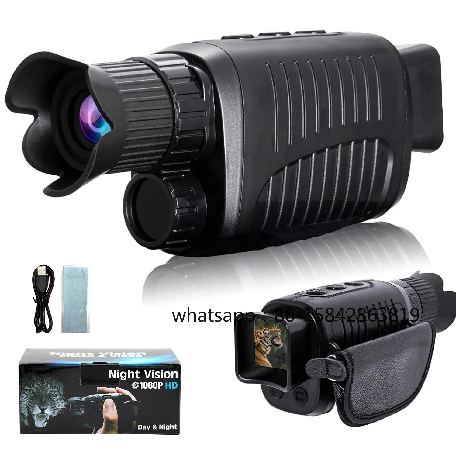 منظار للرؤية الليلية بالأشعة ت - مراجعة Night Vision Monocular 1080P وسعره